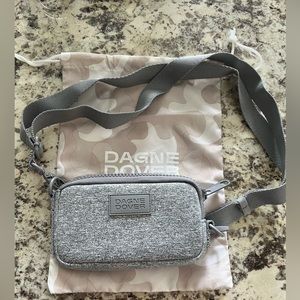 Dagne Dover MARA NEOPRENE PHONE SLING Heather Gray